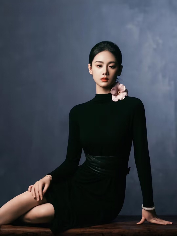 Ethnic Fashion Clothing - 2026 Yeni Moda Basit High-End Siyah