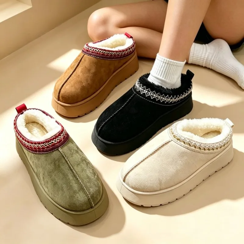 Ethnic And Fashion - Kadınlar için Yeni Moda Tüylü Platform