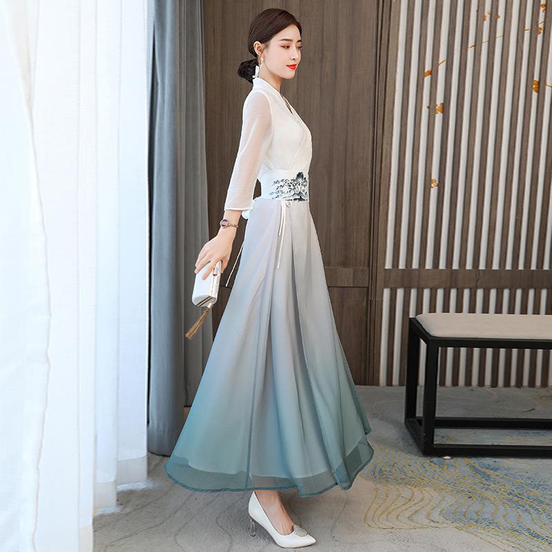 Çin geleneksel elbise kadın Ha - Ethnic Fashion Clothing incelemesi ve fiyatı